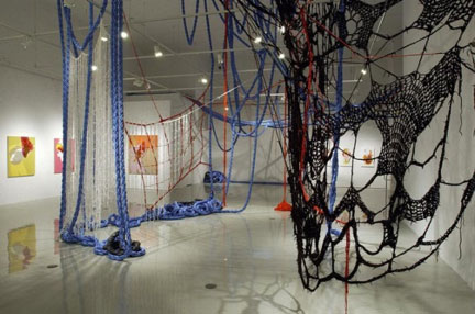 Carrie Moyer and Sheila Pepe Palm Beach art